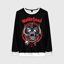 Свитшот женский Motorhead, цвет: 3D-белый