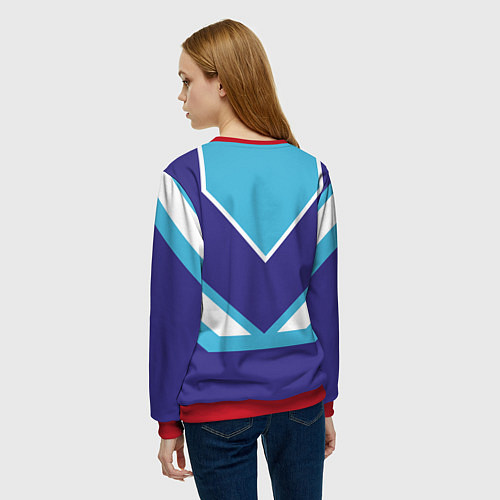 Женский свитшот Сладкая Настя / 3D-Красный – фото 4