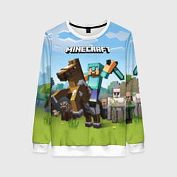 Женский свитшот Minecraft Rider