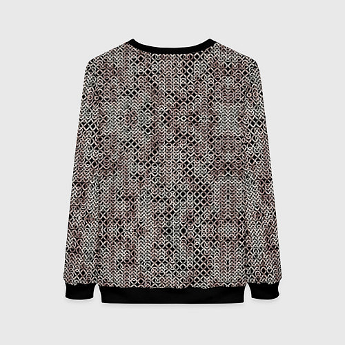 Женский свитшот Кольчуга / 3D-Черный – фото 2