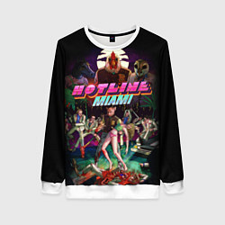 Женский свитшот Hotline Miami