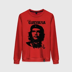 Свитшот хлопковый женский Che Guevara, цвет: красный