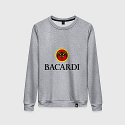 Свитшот хлопковый женский Bacardi, цвет: меланж