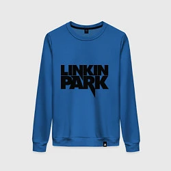 Свитшот хлопковый женский Linkin Park, цвет: синий