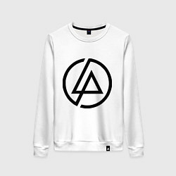 Свитшот хлопковый женский Linkin Park: Sybmol, цвет: белый