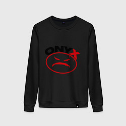 Свитшот хлопковый женский Onyx, цвет: черный