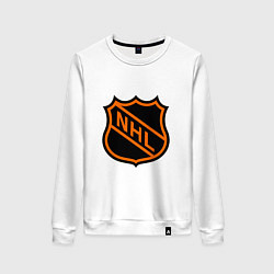 Свитшот хлопковый женский NHL, цвет: белый