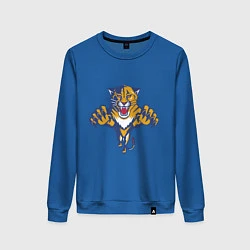 Свитшот хлопковый женский Florida Panthers, цвет: синий