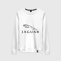 Свитшот хлопковый женский Jaguar, цвет: белый
