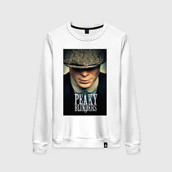Свитшот хлопковый женский Peaky Blinders, цвет: белый