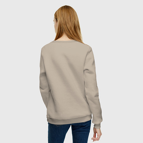 Женский свитшот Joy Division: Unknown Pleasures / Миндальный – фото 4