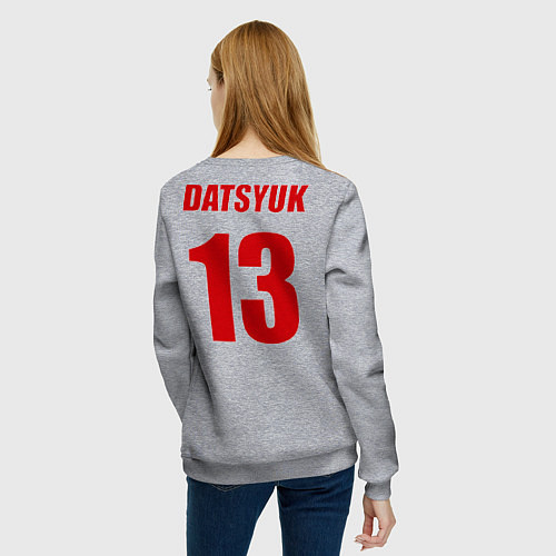 Женский свитшот Detroit Red Wings: Pavel Datsyuk / Меланж – фото 4