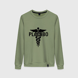 Свитшот хлопковый женский Placebo, цвет: авокадо
