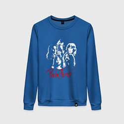 Свитшот хлопковый женский Pink Floyd, цвет: синий