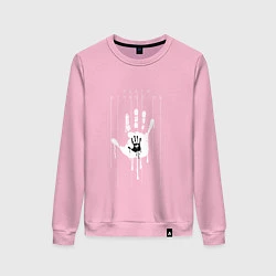 Свитшот хлопковый женский Death Stranding: Hand, цвет: светло-розовый