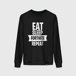 Женский свитшот Eat Sleep Fortnite Repeat