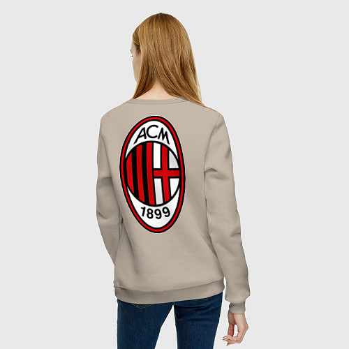 Женский свитшот Milan ACM / Миндальный – фото 4