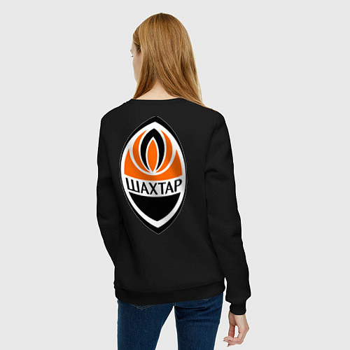 Женский свитшот ФК Шахтёр / Черный – фото 4