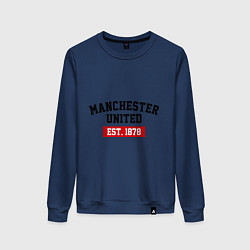 Женский свитшот FC Manchester United Est. 1878