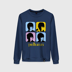 Женский свитшот The Beatles: pop-art