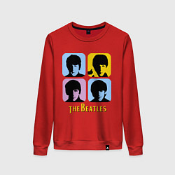 Женский свитшот The Beatles: pop-art