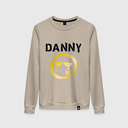 Свитшот хлопковый женский HU: Danny, цвет: миндальный