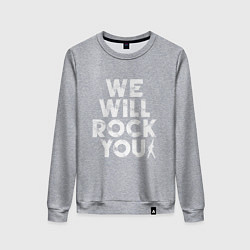 Женский свитшот We Wil Rock You