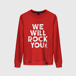 Женский свитшот We Wil Rock You