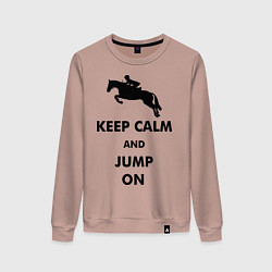 Женский свитшот Keep Calm & Jump On