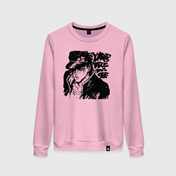 Свитшот хлопковый женский JoJo, цвет: светло-розовый