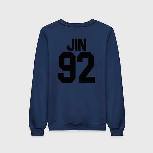 Женский свитшот BTS JIN / Тёмно-синий – фото 2