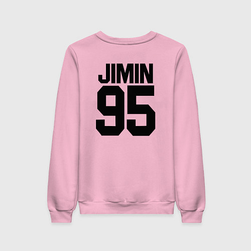 Женский свитшот BTS JIMIN / Светло-розовый – фото 2