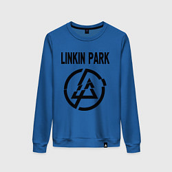 Свитшот хлопковый женский Linkin Park, цвет: синий