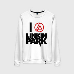 Женский свитшот I love Linkin Park