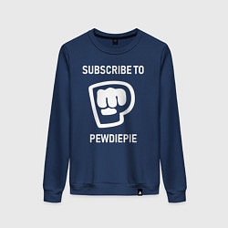 Женский свитшот Subscribe to PewDiePie