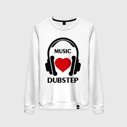 Женский свитшот Dubstep Music is Love