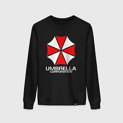 Свитшот хлопковый женский UMBRELLA CORP, цвет: черный