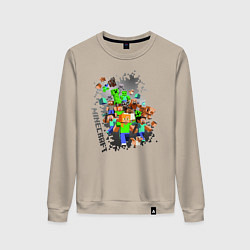 Женский свитшот Minecraft