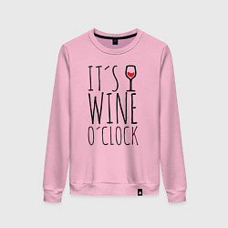 Женский свитшот Wine O'clock