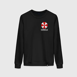 Свитшот хлопковый женский UMBRELLA CORP, цвет: черный