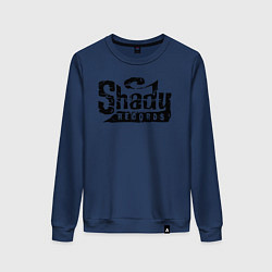 Свитшот хлопковый женский Eminem Slim Shady, цвет: тёмно-синий
