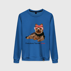 Женский свитшот Yorkshire terrier mom