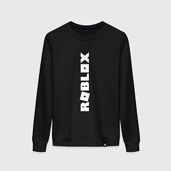 Свитшот хлопковый женский ROBLOX, цвет: черный