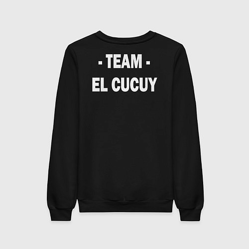Женский свитшот TEAM EL CUCUY / Черный – фото 2