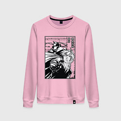 Свитшот хлопковый женский Elric, Fullmetal Alchemist, цвет: светло-розовый