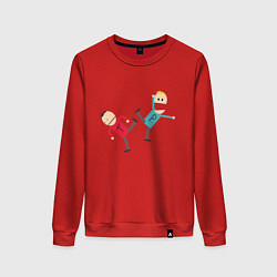 Свитшот хлопковый женский South Park Терренс и Филлип, цвет: красный