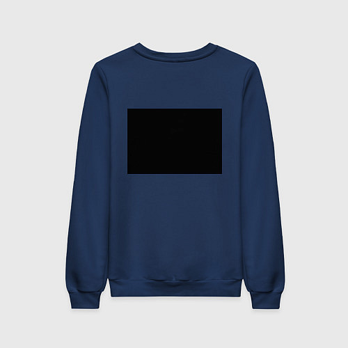 Женский свитшот Изоляция / Тёмно-синий – фото 2