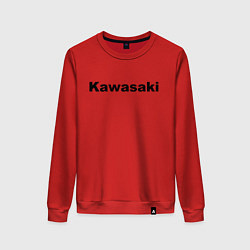 Свитшот хлопковый женский KAWASAKI Z, цвет: красный