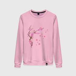 Женский свитшот Розовая сакура