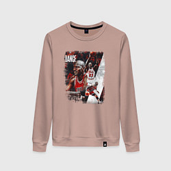 Свитшот хлопковый женский ПОСЛЕДНИЙ ТАНЕЦ, цвет: пыльно-розовый